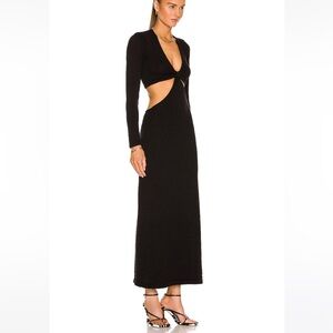 Cult Gaia Black Cutout Maxi Dress
